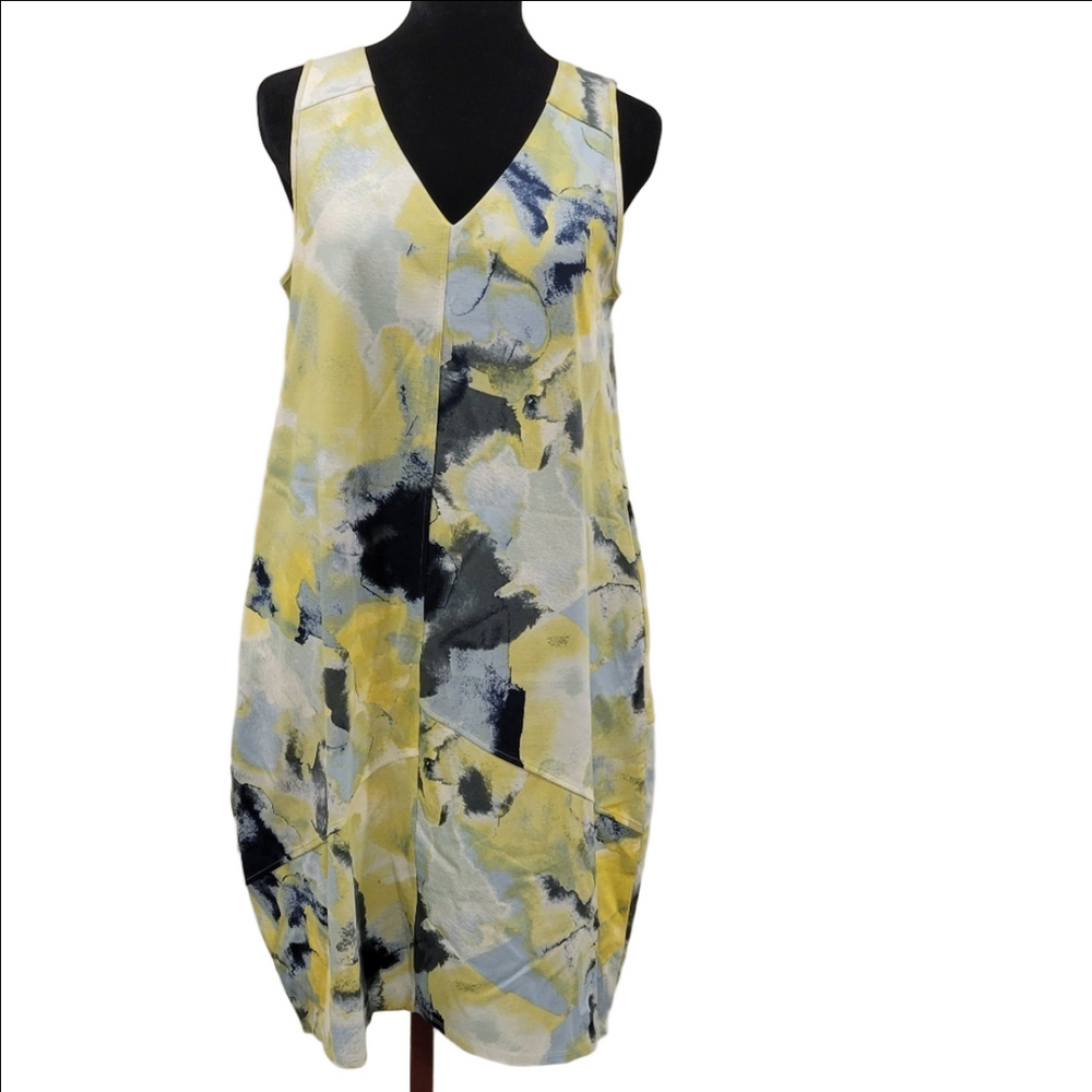 MarlaWynne Dress in Blue, Yellow, and White - Picture 5 of 6